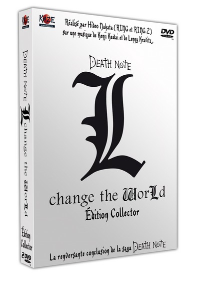Death Note : L Change the World en DVD death note 3 collector Death Note : L Change the World en DVD